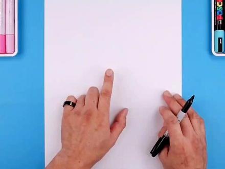 今天我们来画刺猬索尼克! #绘画 #简笔画 #每日一画 #一学就会的简笔画