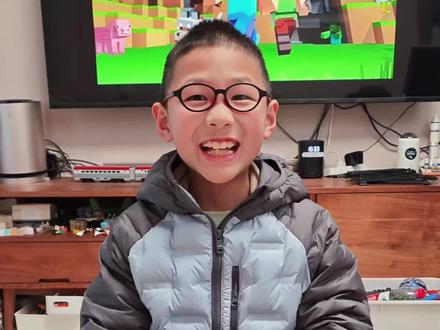 用我的世界磁力积木拼搭火车#火车迷 #积木世界 #我的世界磁力积木