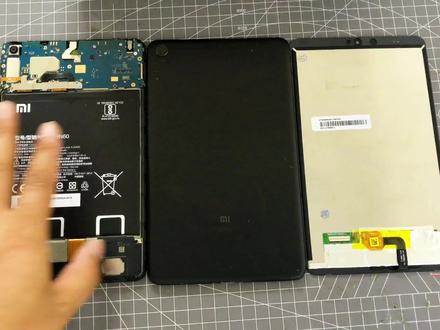 小米平板4能开机屏幕不显示,去买个屏幕,换上去就好了又赚钱啦