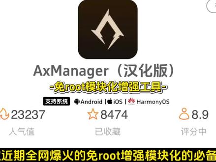 《小飞精选》axmanager汉化版下载教程#axmanager #axmanager下载 #玩机技巧 #手机数码
