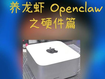 #养虾vlog #openclaw #macstudio #macmini 养虾日记之硬件篇
