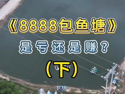 8888包下的鱼塘能不能给老板上一课 #三农 #包鱼塘