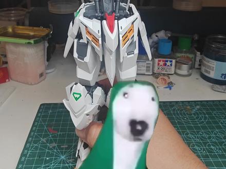 蚀月狼王——拼完就祛魅了,纯纯样子货。这鬼样还涨价呢 #高达模型 #蚀月狼王 #国模 #gk