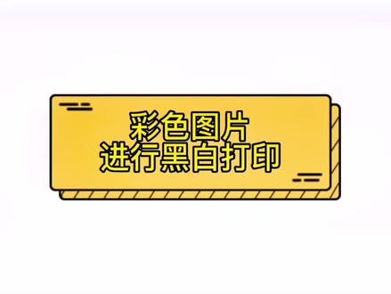 excel如何实现彩色图片的黑白打印?#excel #办公技巧 #excel教学 #数据分析 #office办公技巧 #办公软件技巧 #excel技巧 #玩转office