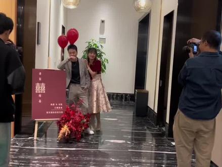 在温德姆酒店做一场订婚宴,是20位的大圆桌哦#订婚宴布置 #我们订婚啦 #场景布置 #西安同城