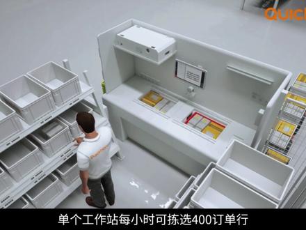 存储量增加 75%!订单履约提速 4 倍!一切尽在快仓QuickBin®️——双机协作&人工智能算法,实现高效存储与订单管理。#快仓QuickBin®️