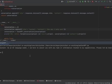 Python脚本是如何接入ChatGPT的?