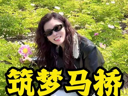 5月23号10点我们去106团去赏芍药花,观马桥故事,品美食。#106团芍药花 #芍药花 #106团马桥 #马桥故事