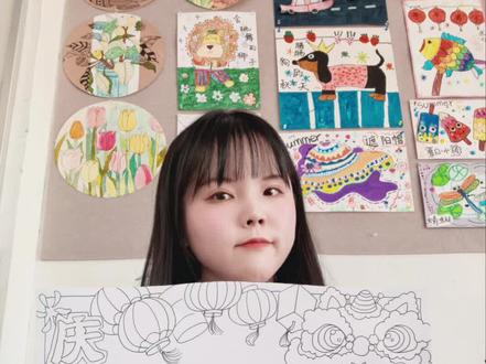 马年手抄报绘画教学第二期#手抄报绘画教学#手抄报代画#手抄报二年级#美术老师教画画#筆鋒书院滨湖校区