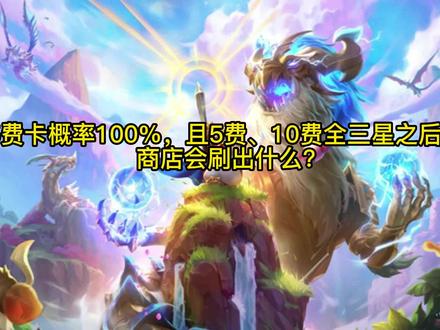 云顶之弈概率论##三星五费 #云顶之弈 #游戏日常 #金色传说 @DOU+小助手