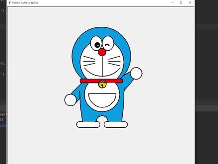 用Python代码画一个哆啦A梦!很简单的~ 源码获取扣6~#编程 #python #代码