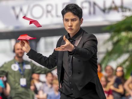 挑战红牛冠军回旋纸飞机#纸飞机 #手工折纸 #回旋纸飞机