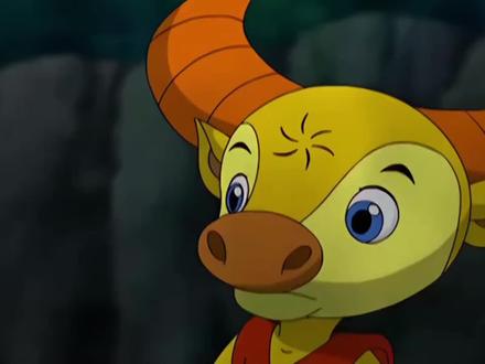 谁还记得这部童年动画#童年动画 #小牛向前冲