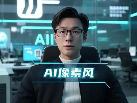 这个AI像素风转场太帅啦#对镜像素画转场