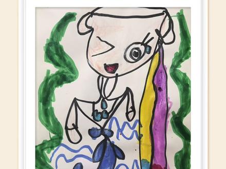 五岁女儿眼中的美人鱼🧜♀️(讲解版)
#女儿的画 #画画 #每一个孩子都是艺术家