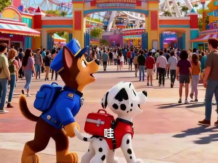 毛毛在游乐场走丢了,伤心到掉眼泪 #儿童动画 #汪汪队 #汪汪队立大功 #少儿动画推荐 #益智少儿动画片推荐