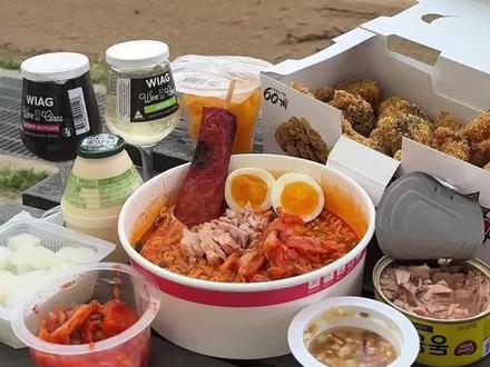 韩国汉江拉面攻略~这个真的全球实火… #好好吃饭大赛