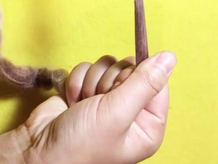 冰岛毛的两种接线方法,适用于普通毛线