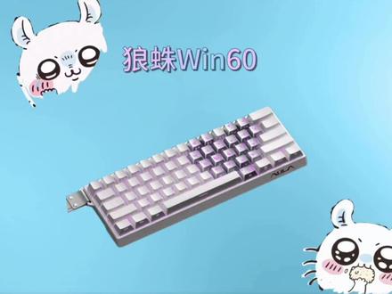 狼蛛win60 极具性价比的入门级磁轴#狼蛛win60 #狼蛛
