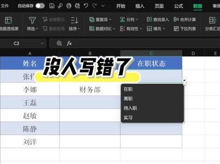 一键设置下拉菜单,表格再也不乱写!一次搞定,永久能用📊 想让表格输入规范?试试这个下拉菜单设置~一次搞定后,就能杜绝乱填问题啦!
#WPS技巧 #Excel技巧 #下拉菜单 #办公效率