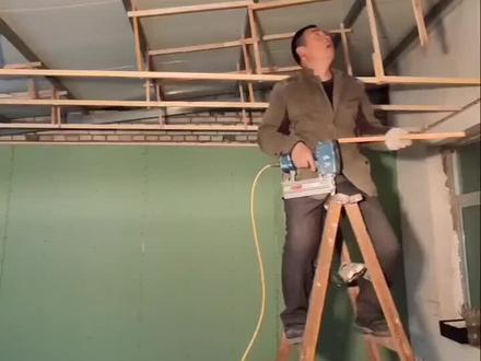 彩钢瓦棚扣板吊顶实拍,一次性搞定永不维修!#家装装修