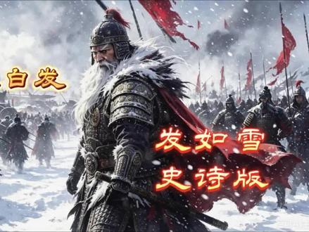 《发如雪》是周杰伦演唱的中国风流行歌曲,由周杰伦作曲,方文山填词,林迈可编曲
史诗版改编:北极星电台
音乐纯分享#音乐分享 #音乐推荐 #正能量传递 @汽水音乐APP
