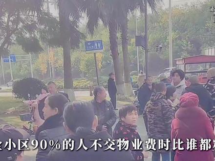 四川茶花苑停水停电三天,业主不交费逼走物业,还欠水电费5万 #资阳 #茶花苑 #物业费 #物业跑路