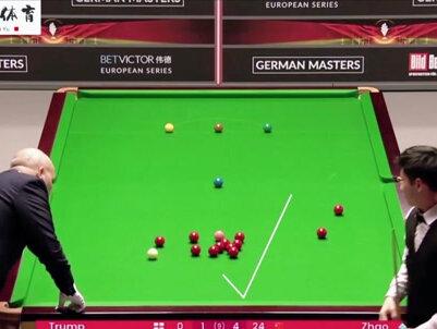 赵心童特鲁姆普硬碰硬拼准度,打的小特怀疑人生,既生普何生童! #斯诺克 #赵心童 #特鲁姆普