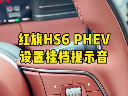 HS6如何设置挂档提示音#焕新买混动红旗更出众#红旗售后服务#红旗HS6PHEV
