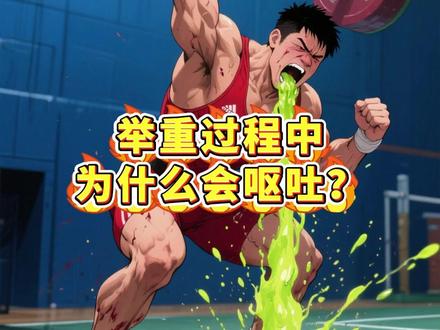 举重过程中为什么会呕吐呢? #科普 #举重 #黑猫科普