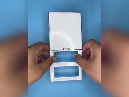 浴霸开关上滑盖面板的安装教程 #浴霸开关 #浴霸开关坏了 #浴霸开关安装 #浴霸开关拆除