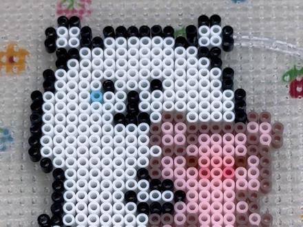 一个可可爱爱的拼豆教程#拼豆 #拼豆豆 #拼豆图纸 #拼豆教程 #拼豆豆手工