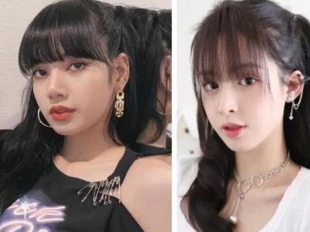 Lisa同款齐刘海披肩发型#lisa #十万个怎么做 #blackpink #青春有你2 #平刘海扎头发教程