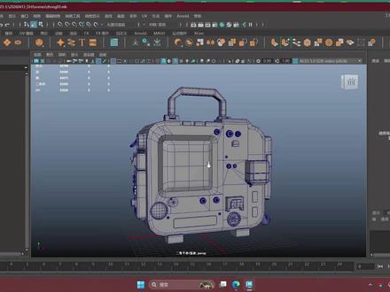 MAYA中卡线折痕集的运用 #鹿柏棠cg #maya #零基础学建模 #建模教程 #小技巧