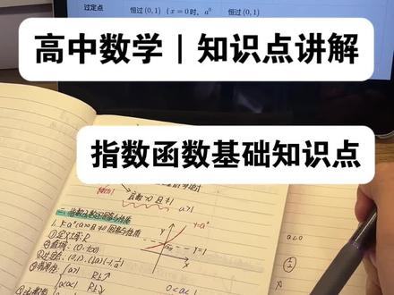 高中数学|指数函数知识点 #指数函数 #高中数学