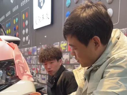 本田思域雾灯罩拆卸#爱驹汽车贴膜培训