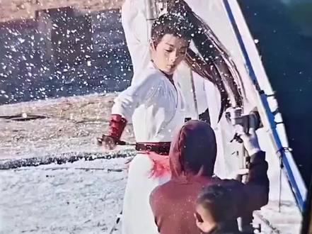 这是啥饭呀?!木兰行?#陈丽君 ##古装打戏 #片场花絮