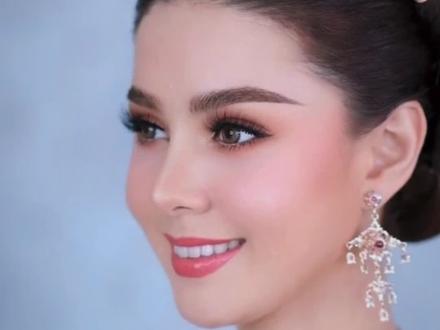 泰国新娘妆 泰国女孩认为 眉毛浓密才美