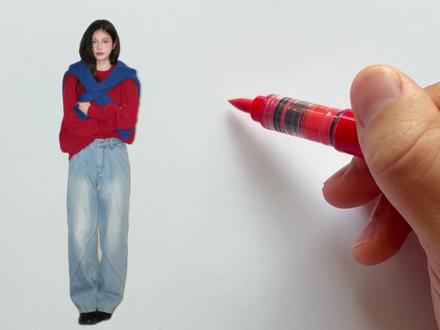 全网都在学的人物画法!看完的都说有手就会 #零基础学画画 #自学画画 #画画跟练 #沉浸式画画 #绘画教程