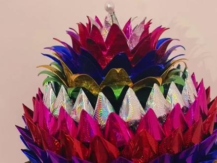 七彩圣莲 莲花教程#每日分享 #我的手工作品