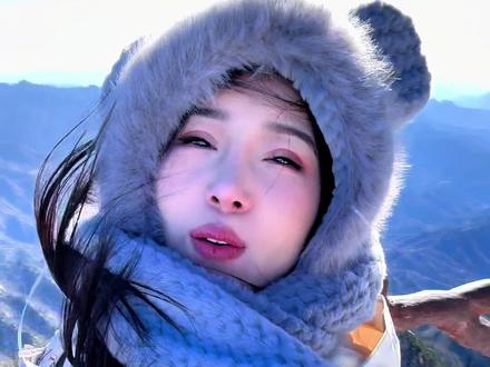 一不小心看到了下雪后的老君山#旅游 #爬山 #老君山 #随拍