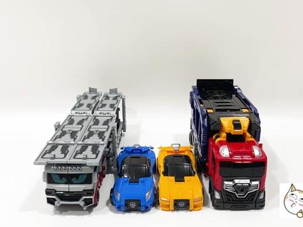 炫卡斗士W 荒原银卫 VS 咖宝车神 运载巨人