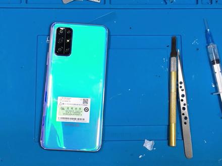 荣耀30s外屏碎的严重,分离时候遇到麻烦了,看我徒手拉钢丝