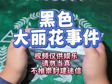 黑色大丽花事件#塔罗牌 #黑色大丽花