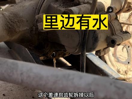 有电不走还哗啦哗啦的响原来里边进水差速齿轮 #修理 #电动车 #修车