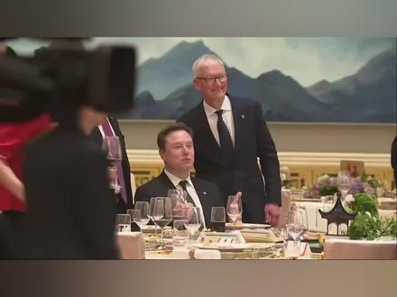 库克、小米雷军都来合影了,左边是曹晖。#马斯克 #elonmusk