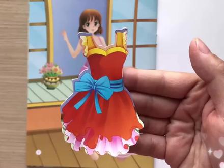 芭比公主立体手工拼贴画这样做最有创意,值得收藏。 #女孩玩具 #亲子教育 #原创 #芭比公主 #贴纸书