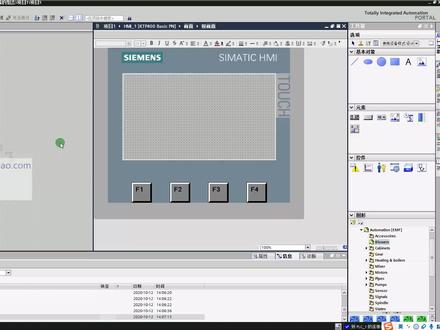 西门子KTP触摸屏教学视频-三.9:符号IO域的组态 #自动化 #plc