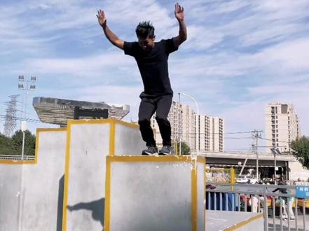 杰哥后空翻教程#张艺杰 #后空翻 #剪映