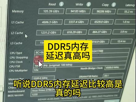 听说ddr5内存延迟高
